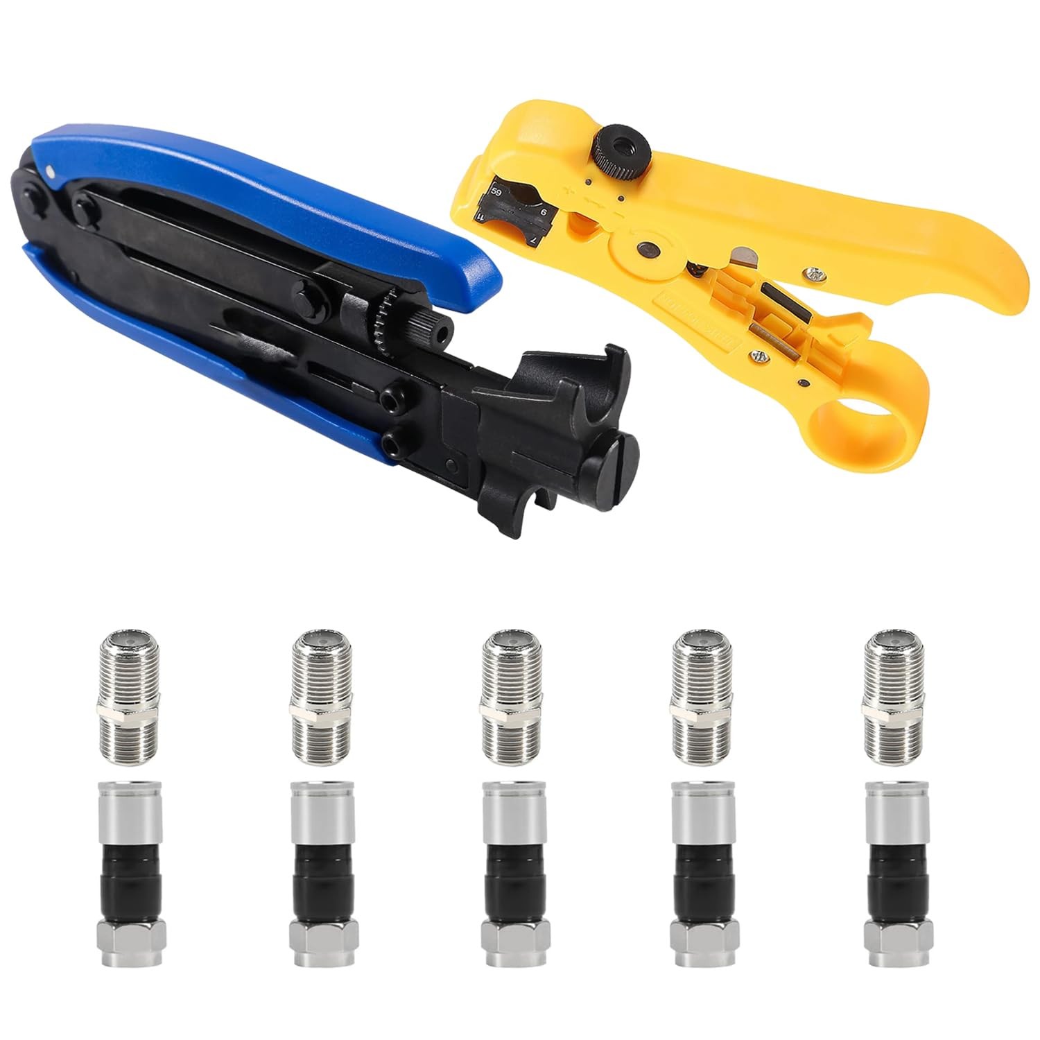 Coax Cable Crimper Tool Kit Coaxial Compression Tool (Type 3)