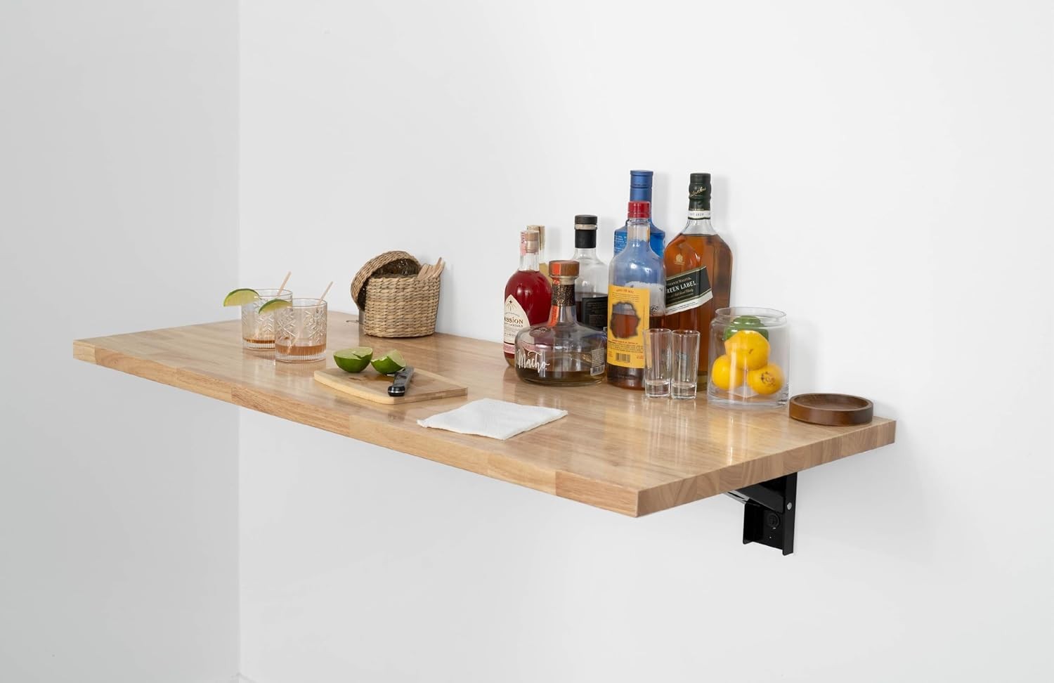 Heavy Duty Wall Mounted Folding Table | Collapsible Workbench with Soft Close