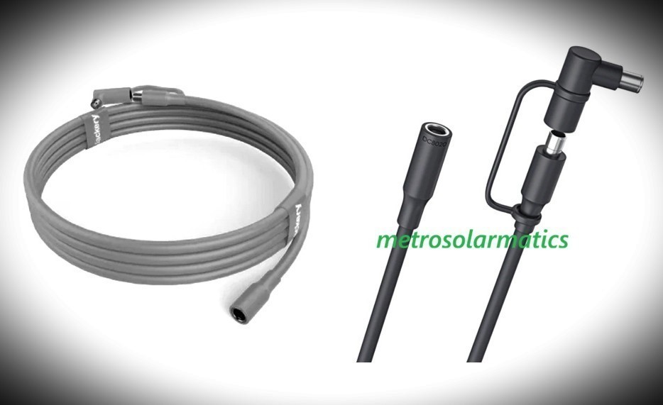 Jackery DC Extension 16.4ft Cable for SolarSaga (New Upgraded)