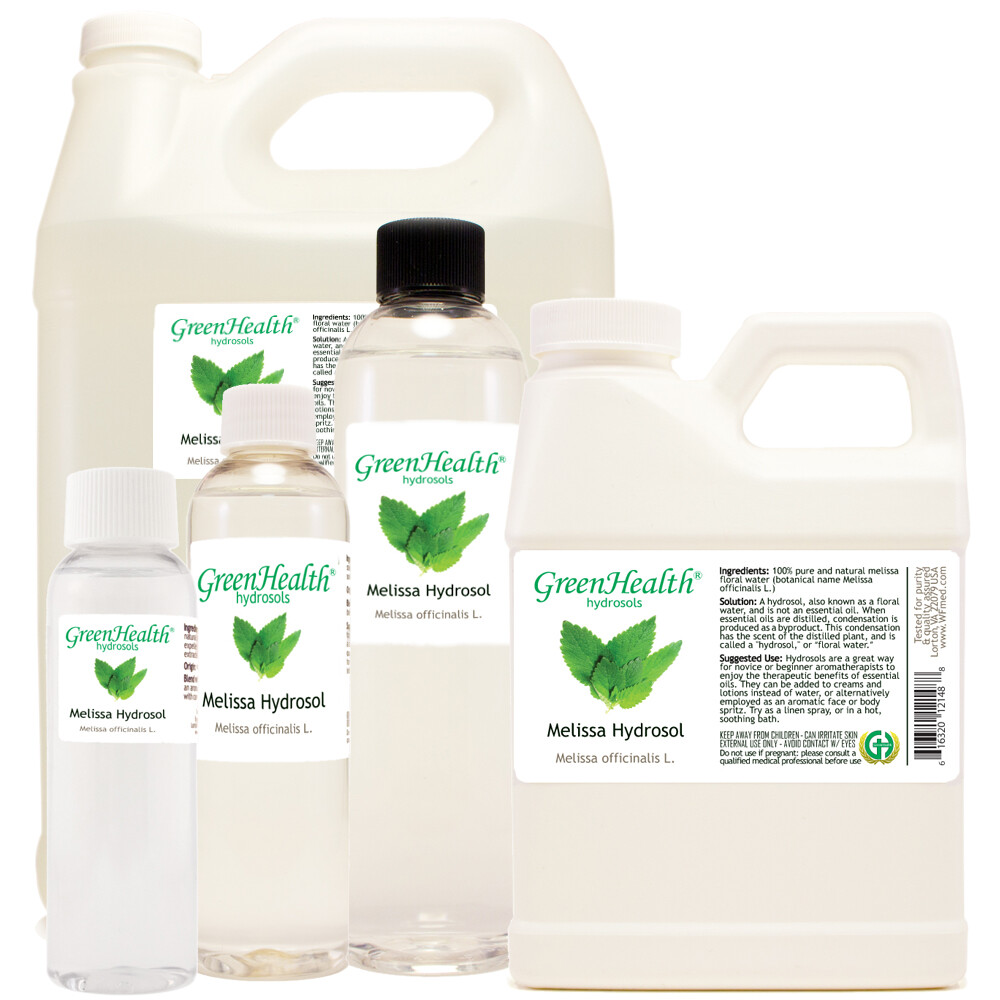 Melissa Floral Water (Hydrosol) Free Shipping Many Sizes