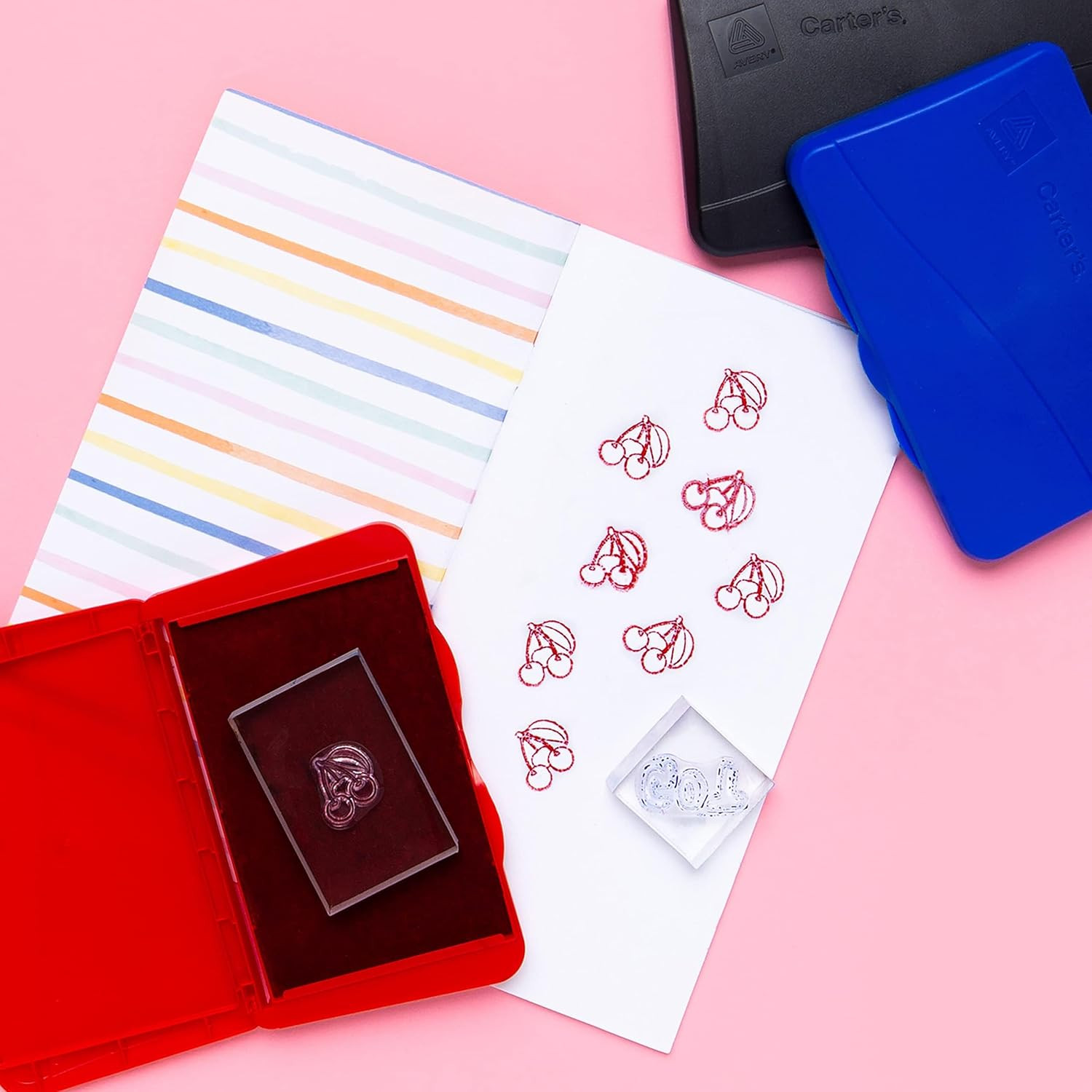 Felt Red Stamp Pad, 2.75 X 4.25 Inch Ink Pad (21071)