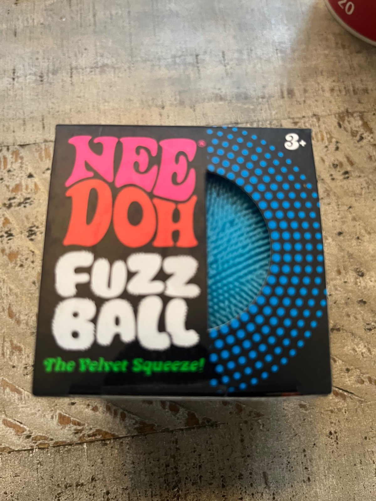 NeeDoh Fuzz Ball BLUE Stress Ball