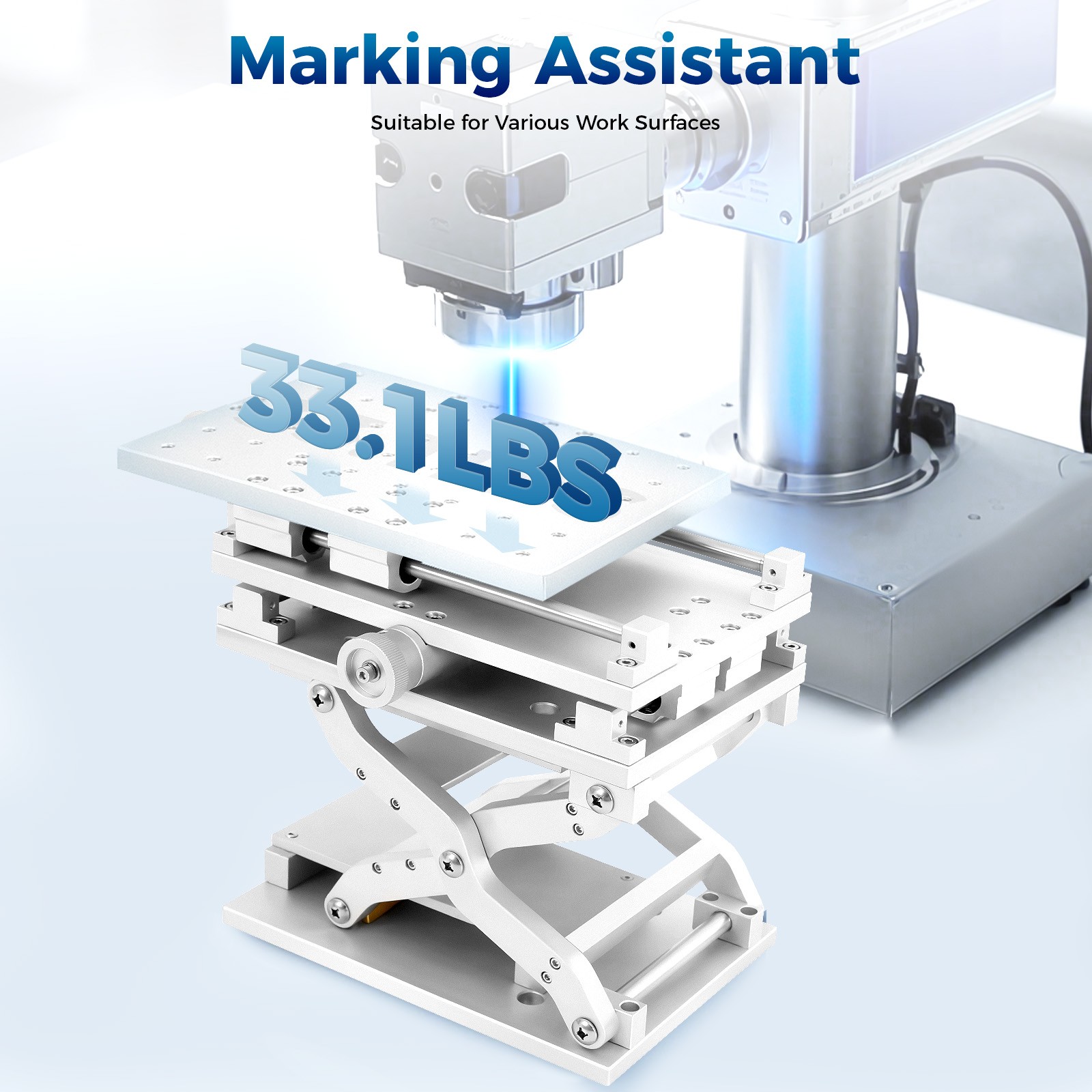 XYZ 3 Axis Moving Table Laser Marking Machine Optical Lab Working Bench