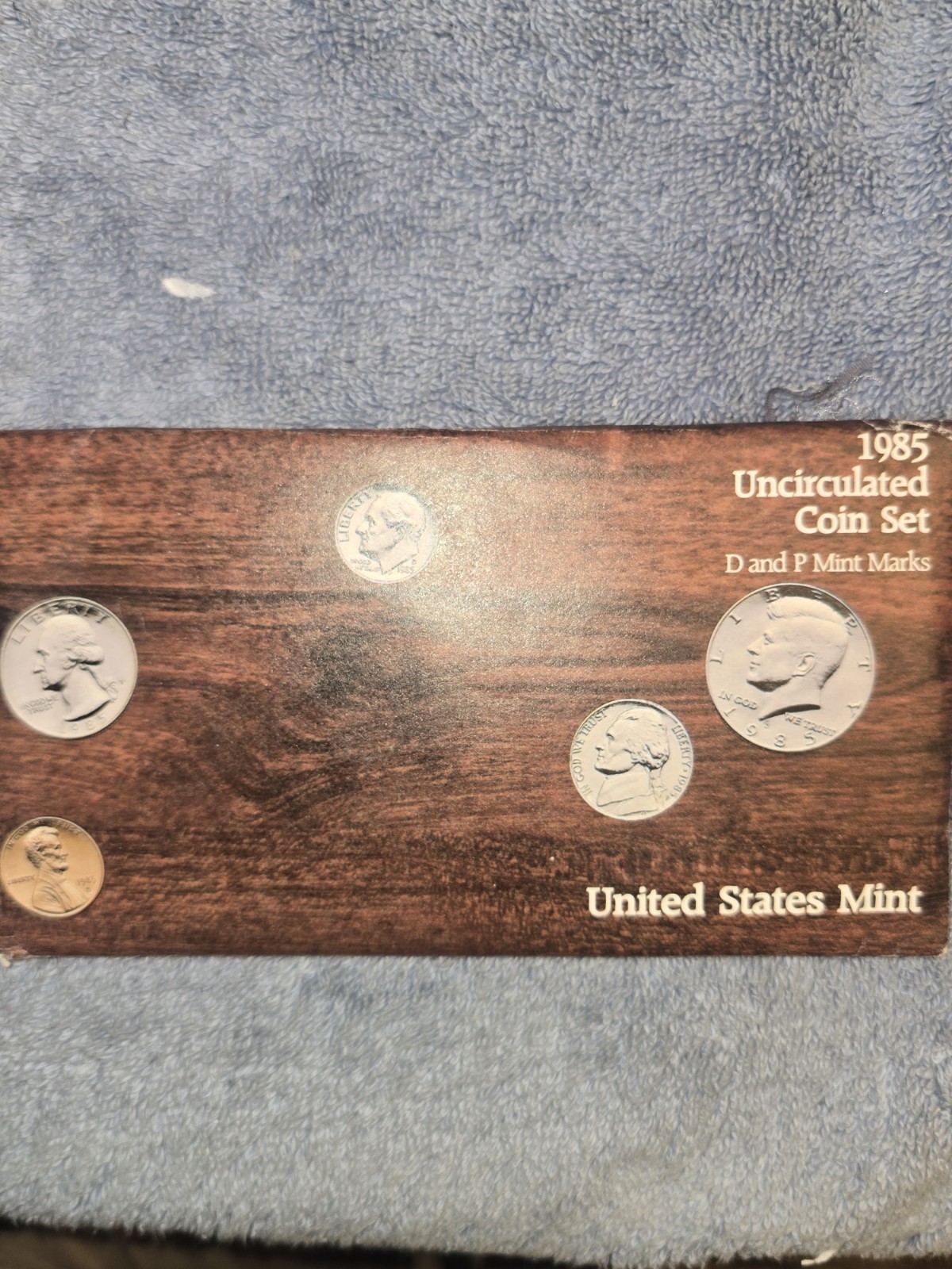 1985 Uncirculated Coin Set U.S Mint Original Government Packaging OGP