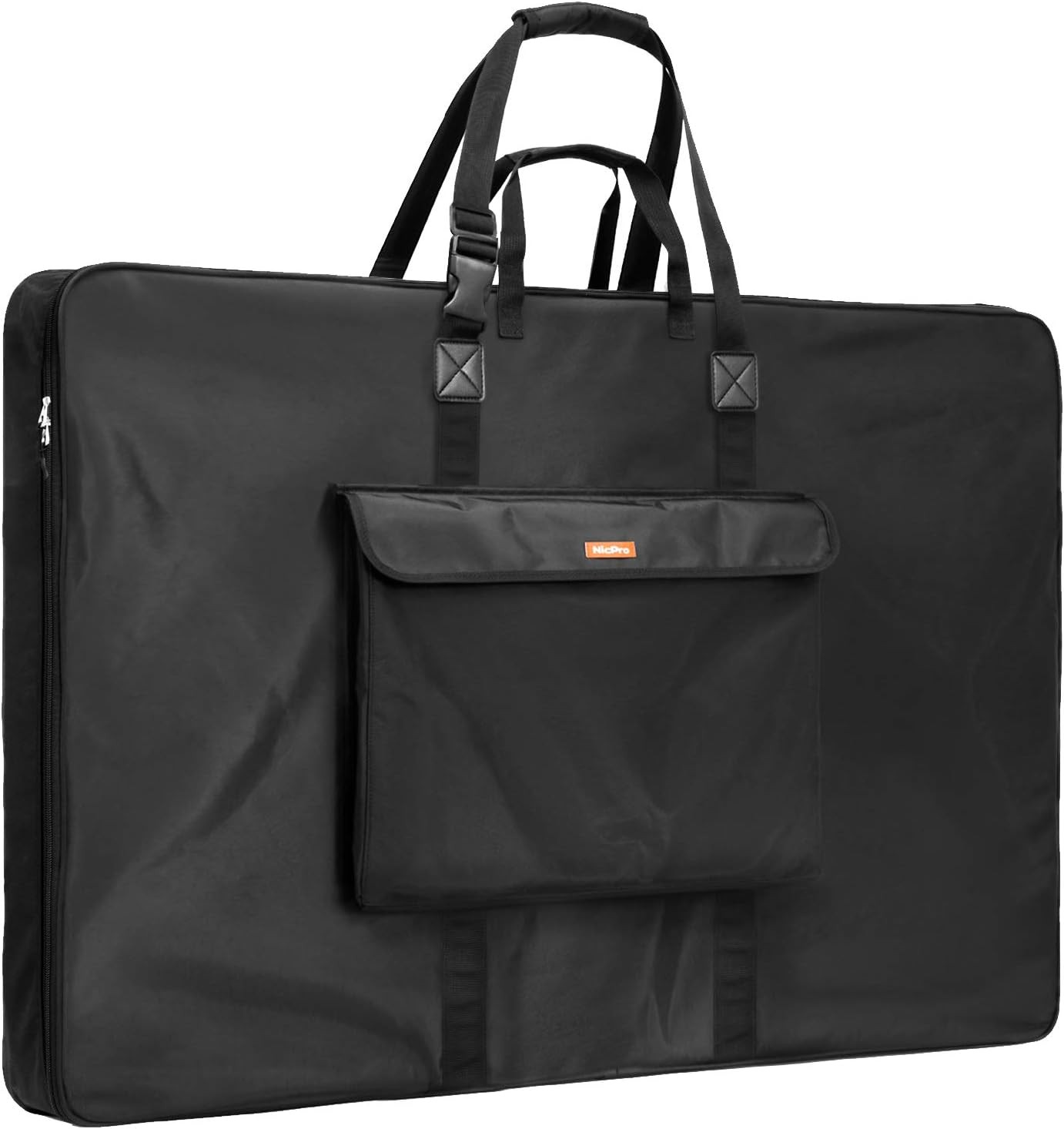 Nicpro Large Art Portfolio Bag 35 x 43 Inches Waterproof Nylon 35 x 43 inches