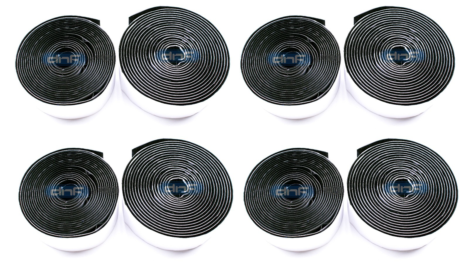 20 Yards 60 Feet 2" Black Self Adhesive Hook & Loop Tape - PRIORITY SHIPPING!