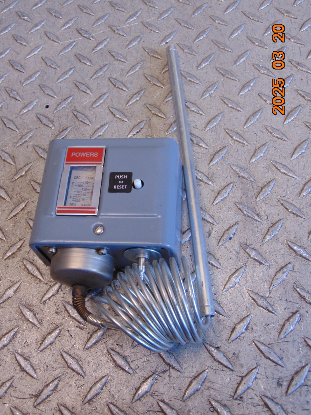 Powers 134-1710 Pneumatic Temperature Control