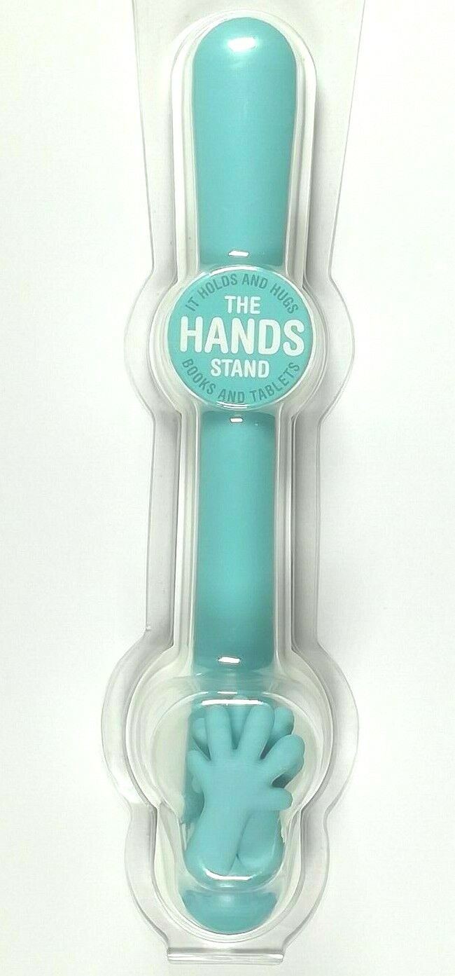 The HANDS STAND Grabs & Grips Holds & Hugs Books & Tablets, Blue