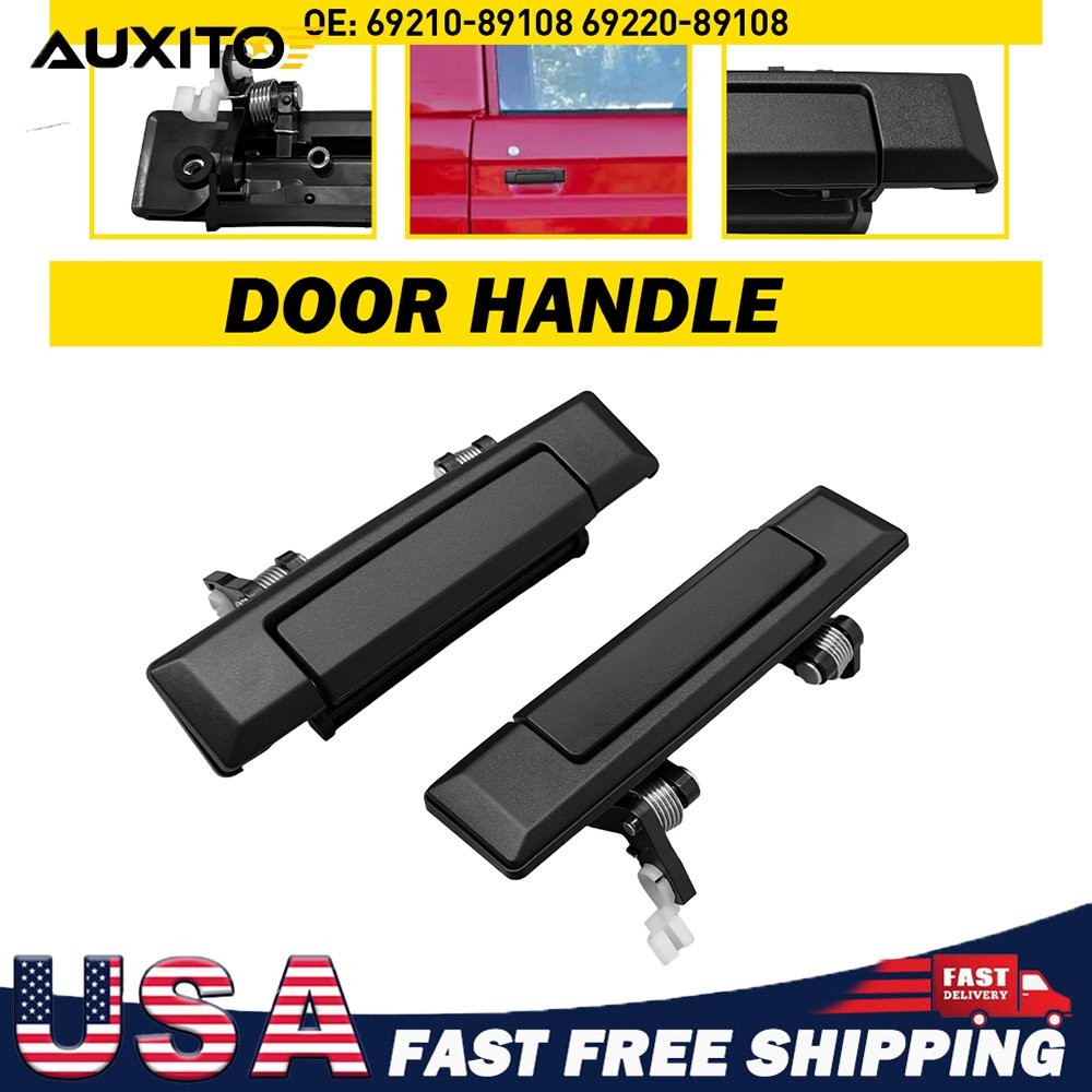 2x Outside Exterior Door Handle Front Left & Right For 1984-1989 Toyota 4Runner