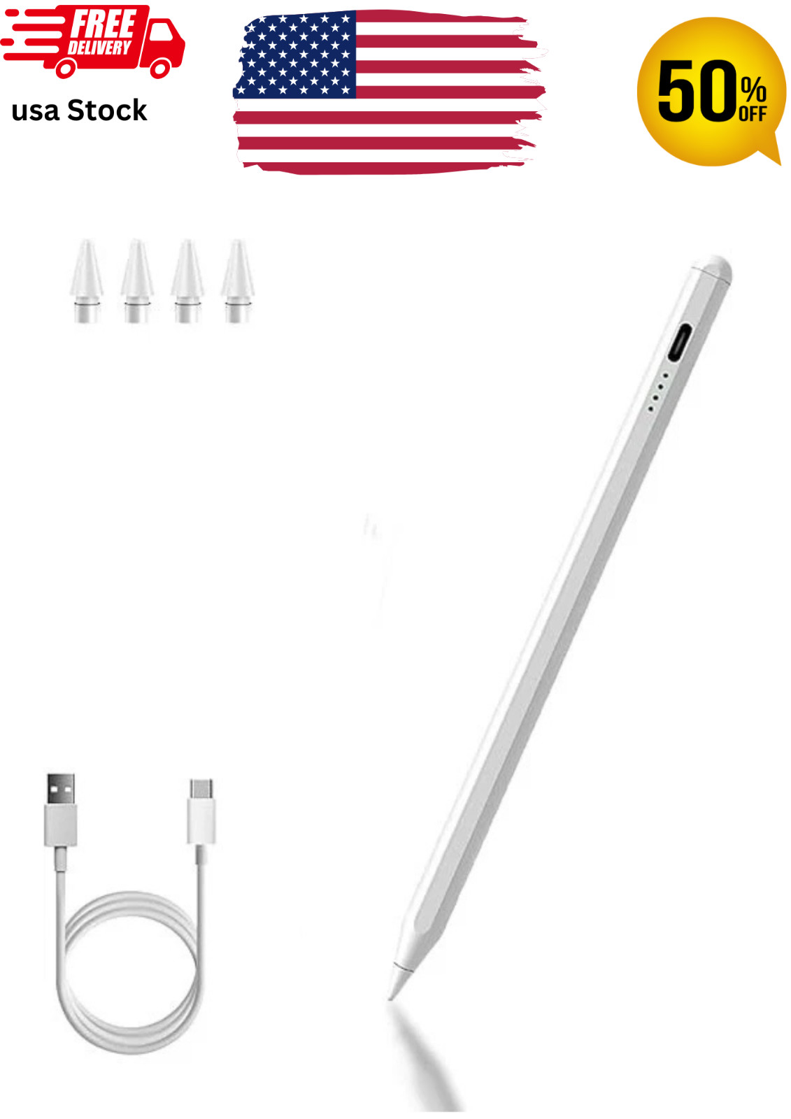 NEW Apple Pencil (1st Generation) Stylus for iPad - SEALED in Box - White
