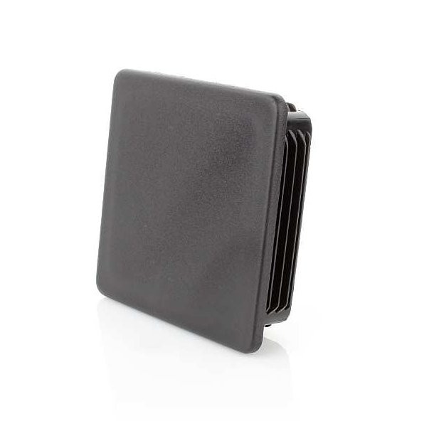 10 x fin plugs square tube 35 x 35 mm square black end caps plastic