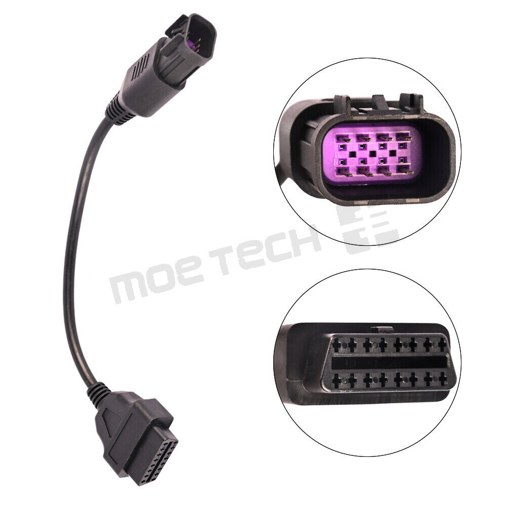 OBD2 To 8 Pin Diagnostic Adapter For Polaris ATV Slingshot