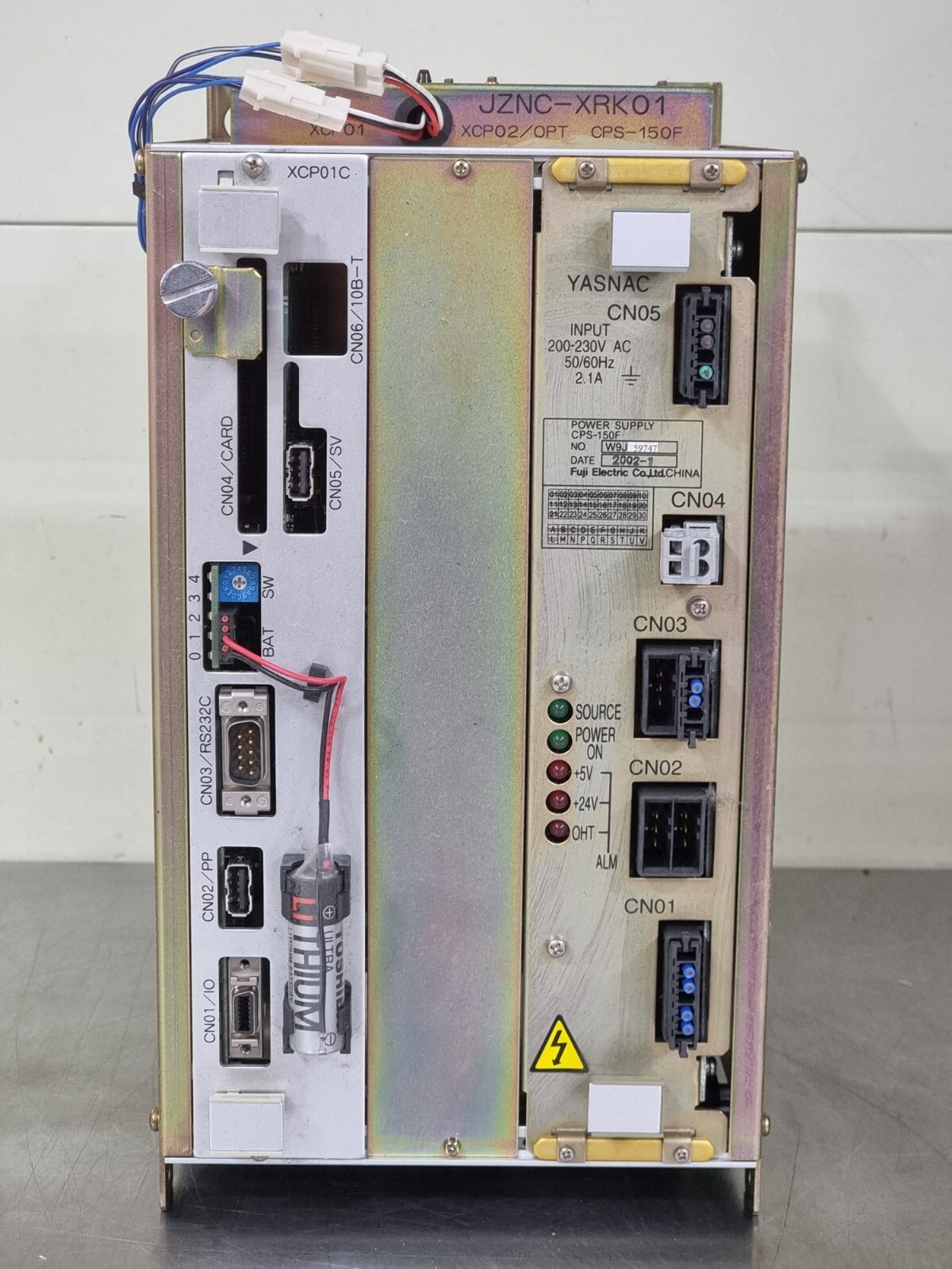 Used YASKAWA JZNC-XRK01D-1 ROBOT CONTROLLER YASNAC JZNC-XRK01 #2