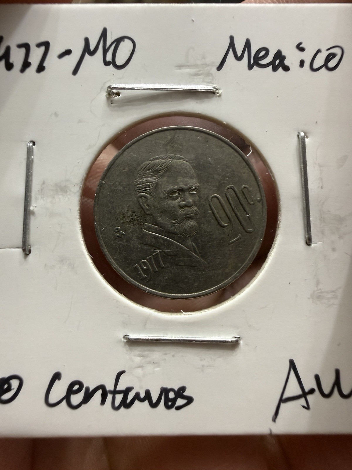 1977 Mexico 20 Centavos World Coin - XF
