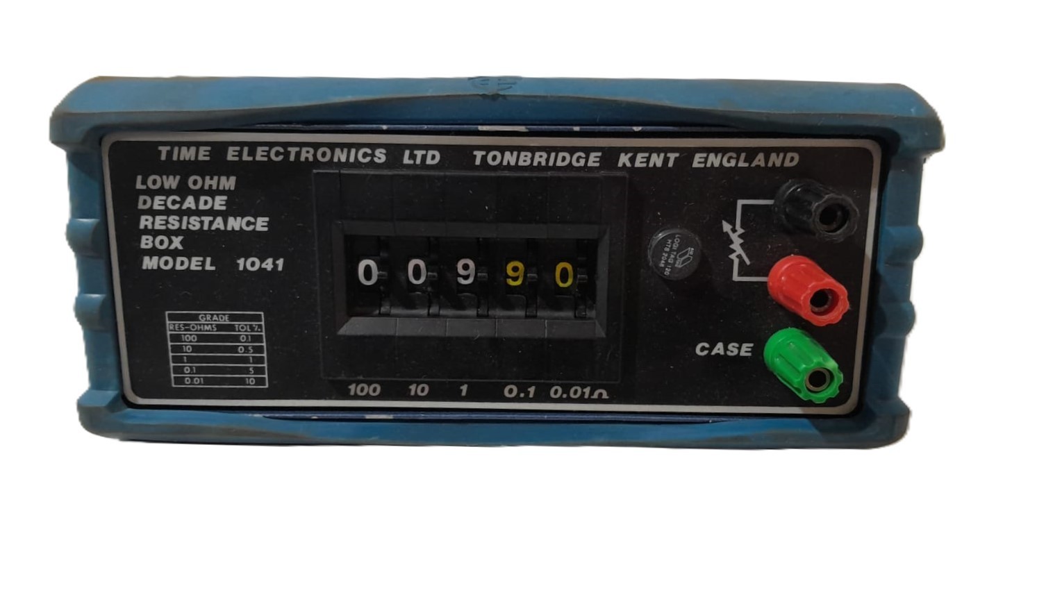 Time Electronics 1041 Low Ohm Decade Resistance Box with Protective Rubber Boot