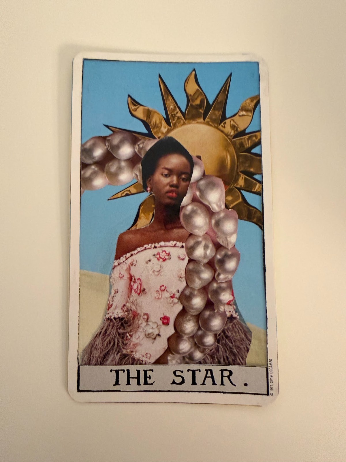 The Star Tarot cards, Handmade collage tarot cards