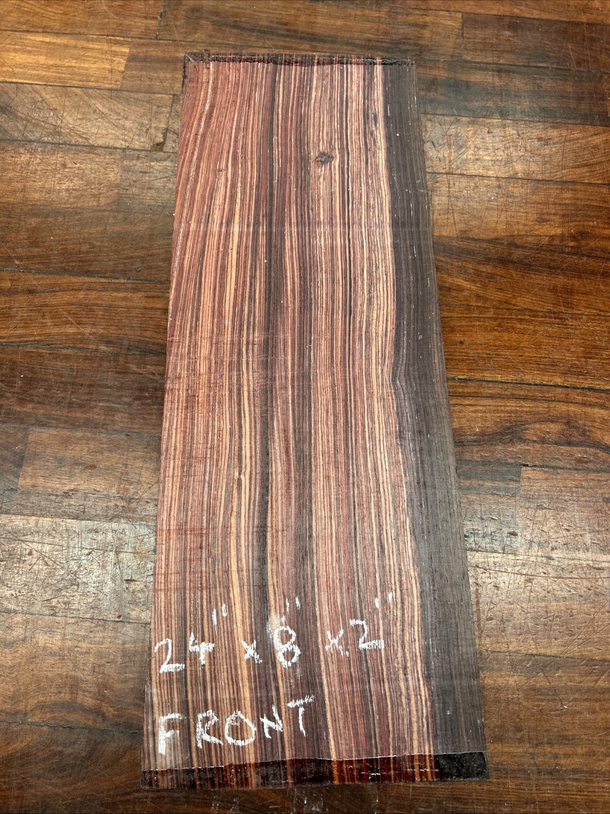 Indian Rosewood Blank   24” X 8” X 2”. SAME ITEM