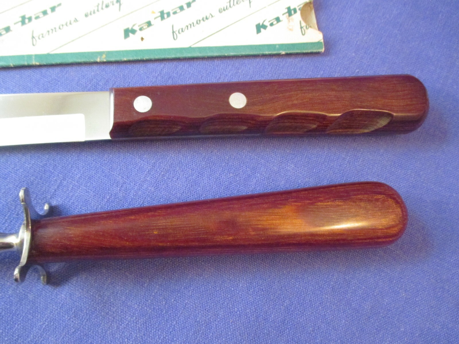 KA Bar 2 Piece Carving Knife Set - Fork and Carving Knife