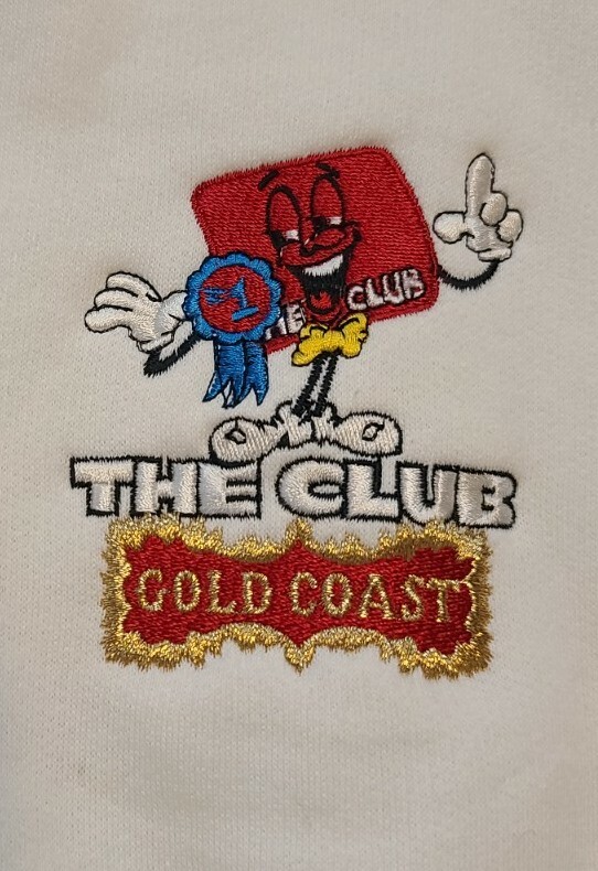 VTG The Club Gold Coast Casino Sweatshirt L Private Stock West Coast Western CA
