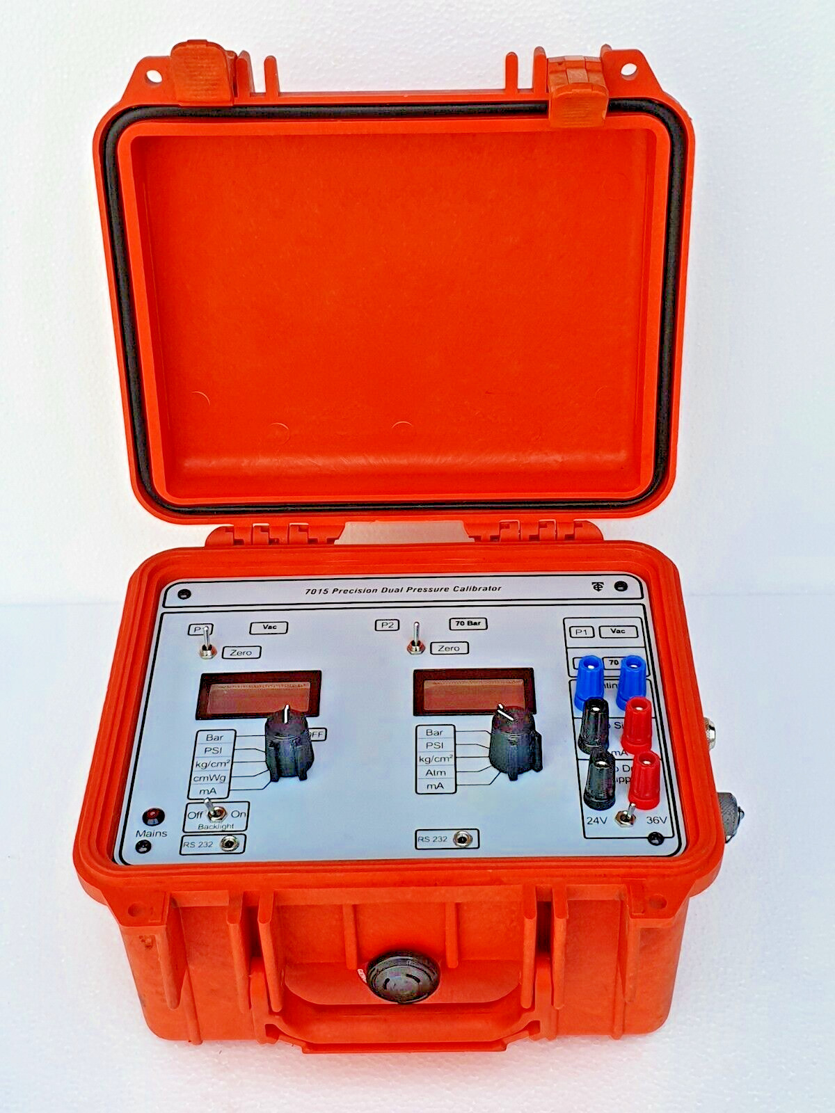 TIME ELECTRONICS 7015 Precision Dual Pressure Calibrator Vacuum to 70 Bar