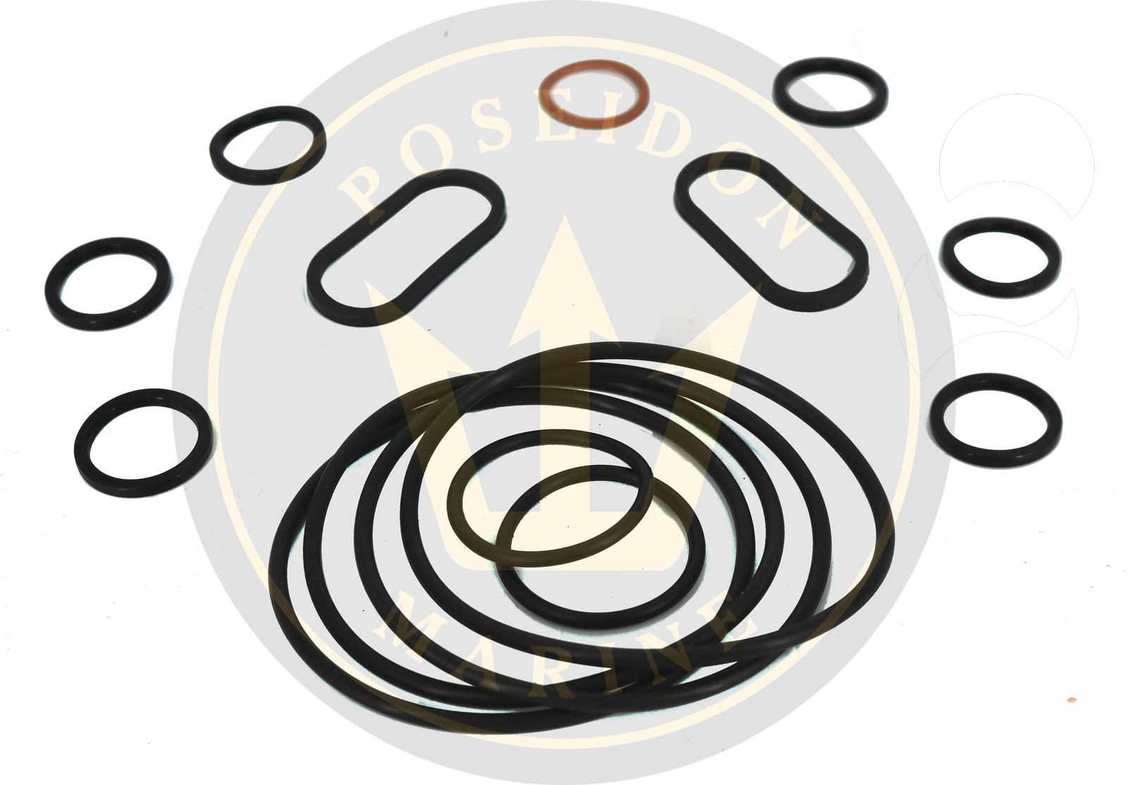 Oil cooler seal kit for Volvo Penta 31 41 43 44 inc 469483 859086 3 bolt cap