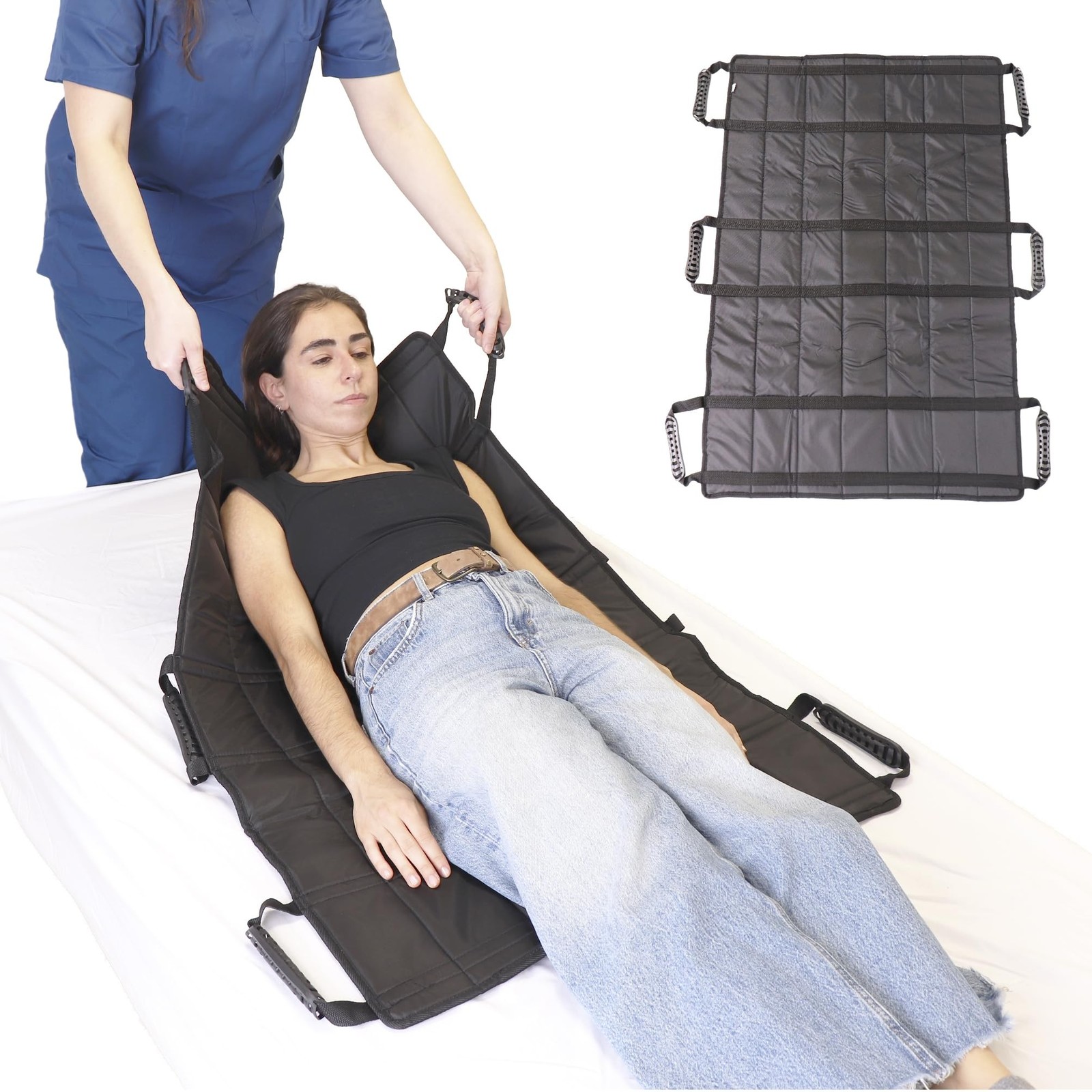 PEPE Mobility - Positioning Bed Pads for Elderly with Reinforced Handles (42"...
