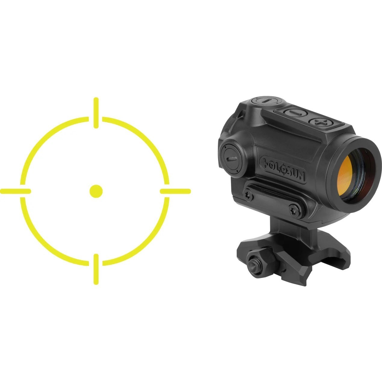 HOLOSUN ARO-MRS Gold Dot Multi-Reticle Rifle Sight (ARO-MRS-GD)