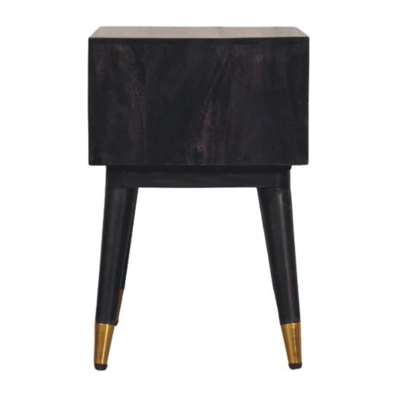 Solid Wood Mid-Century Open Bedside