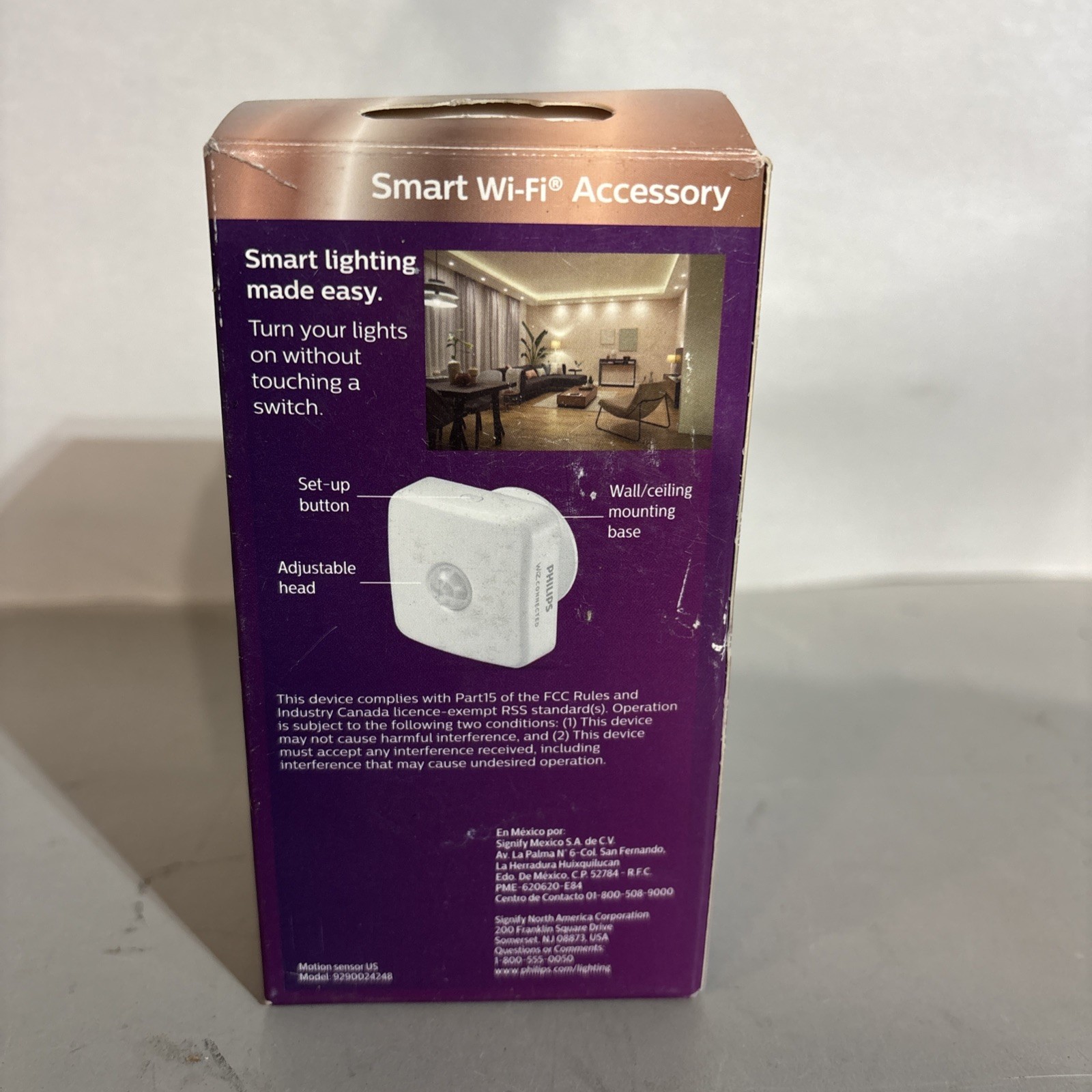 Philips Wireless Control Smart Wi-Fi Home Plug Adapter for Wiz Bulbs 1150