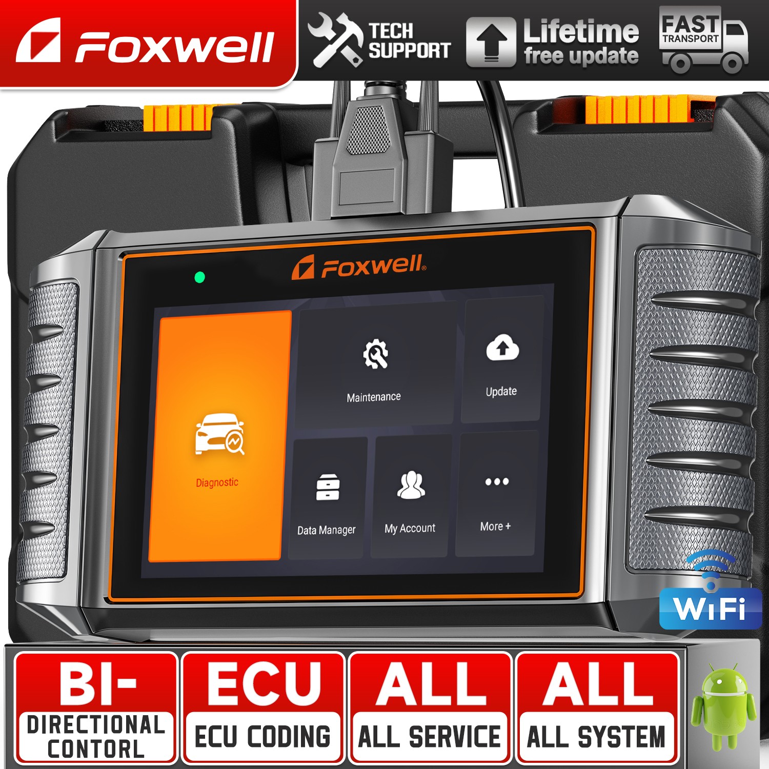 For Chrysler Dodge Jeep Bidirectional Diagnostic Scanner ECU Coding Oil Reset