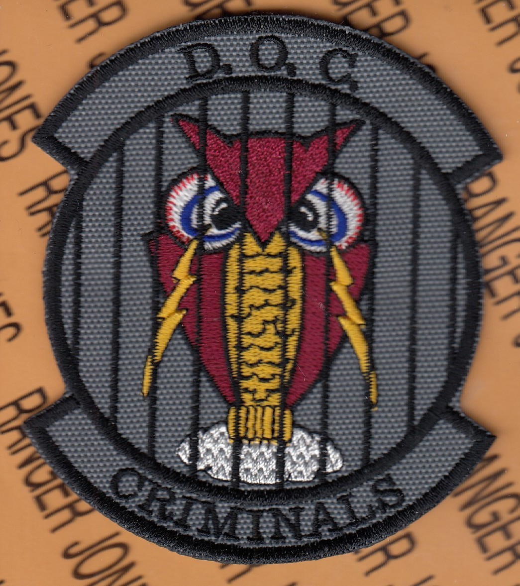 USAF Air Force 45th Intelligence Squadron IS DOC Criminals ~3.75" patch c/e