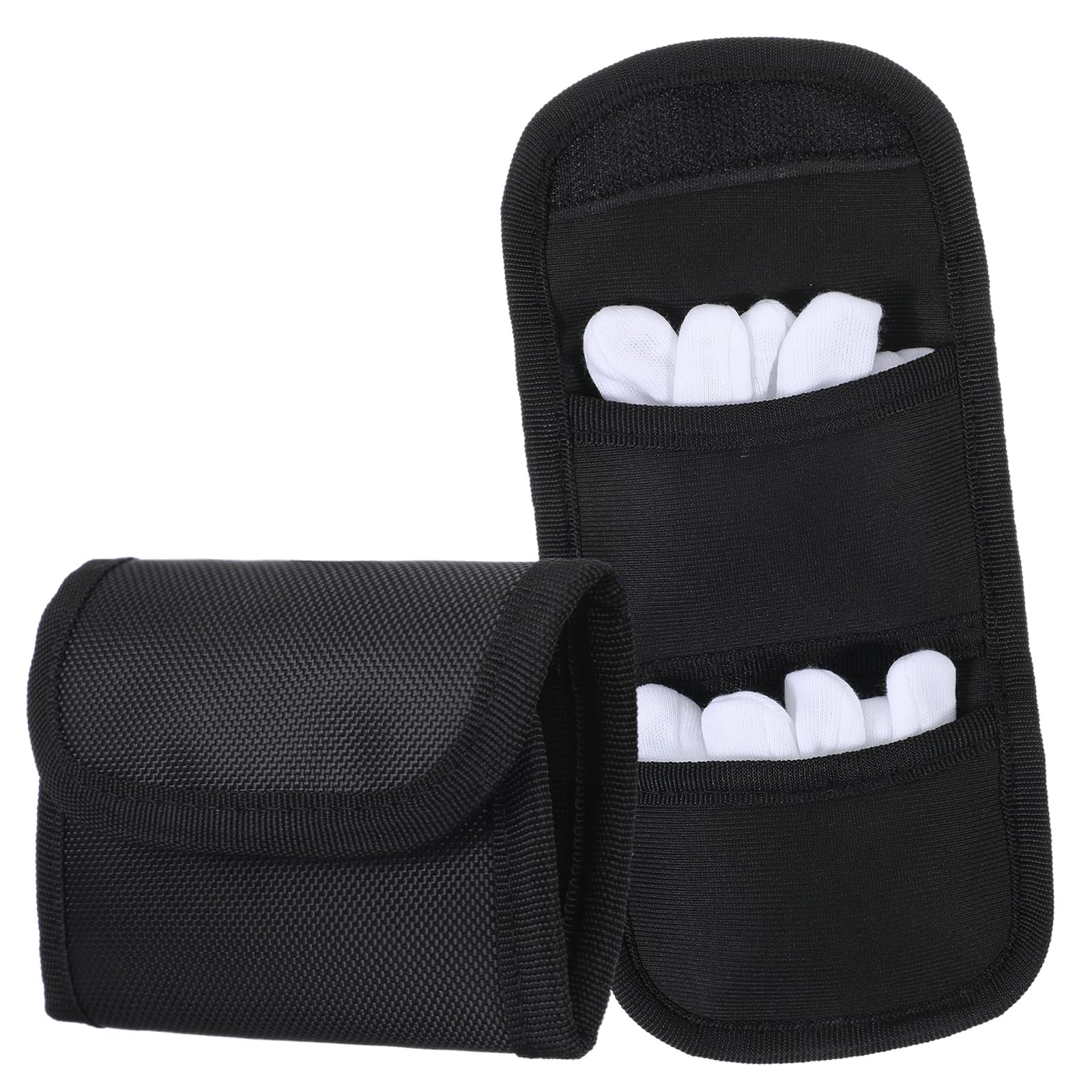 Duty Belt Glove Pouch,Durable Glove Holder for Duty Belt,Gloves Pouch with Do...