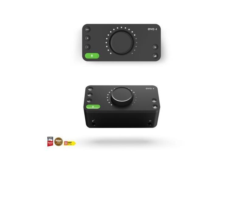Audient EVO 4 USB Audio Interface for Live streaming, recordists, podcasters NEW