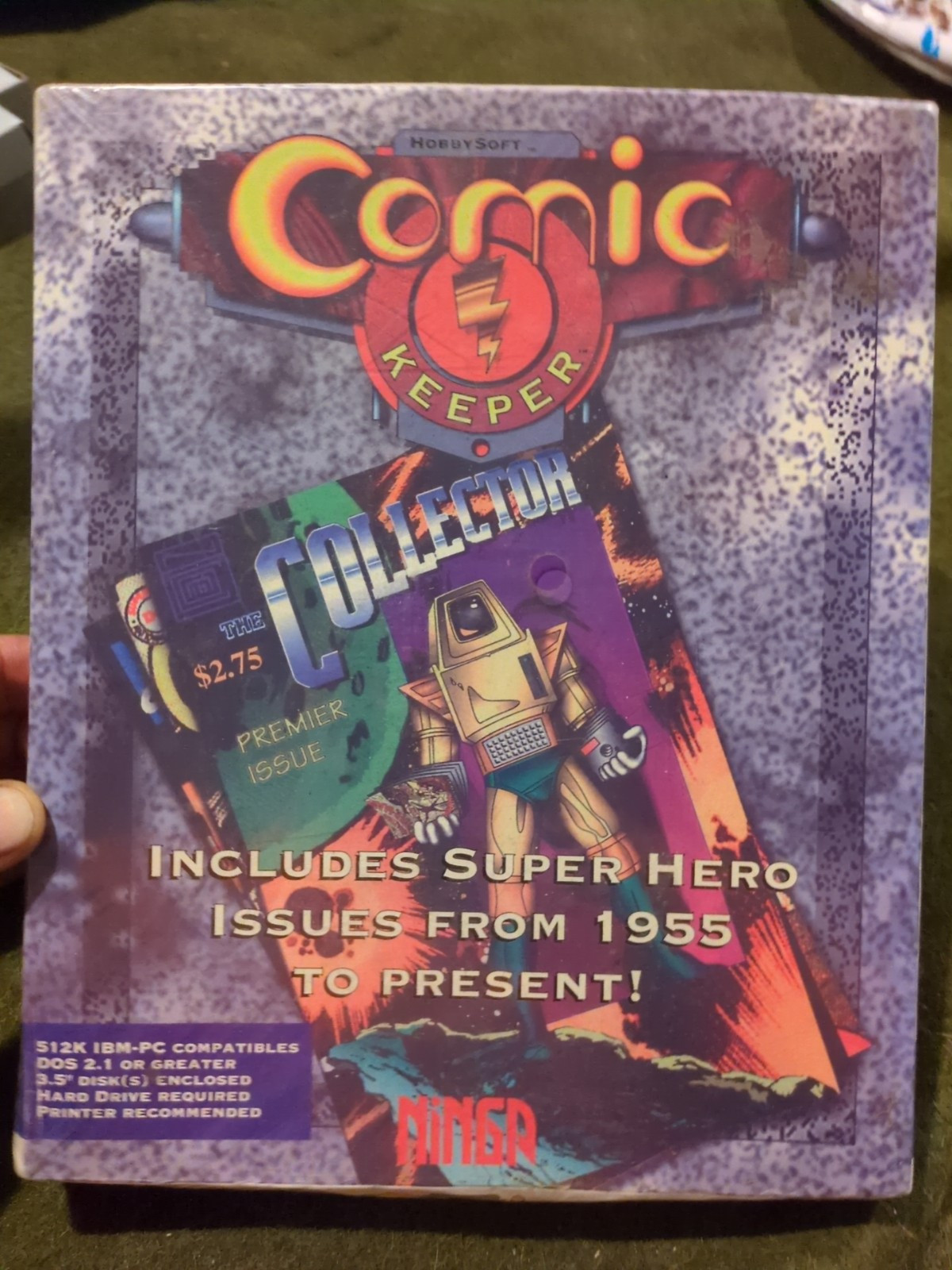 Vtg. Comic Book Keeper Computer PC Software Collection Organize Value Etc Sealed