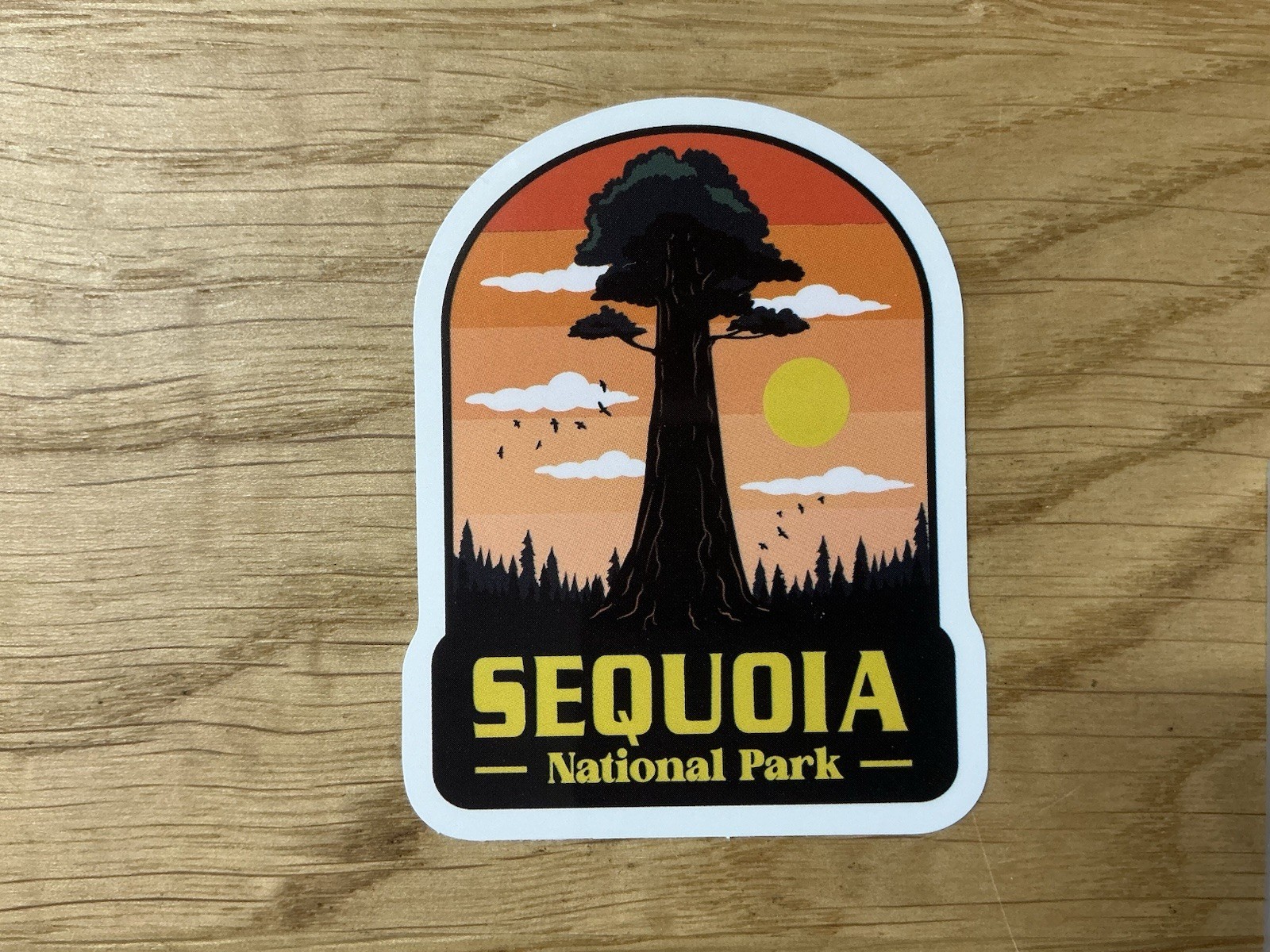 Sequoia National Park Sticker California Travel Decal