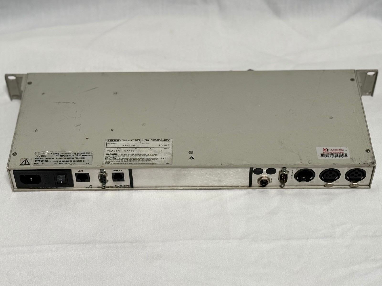Telex RTS KP-12PB W/RC 12-Position Key Panel