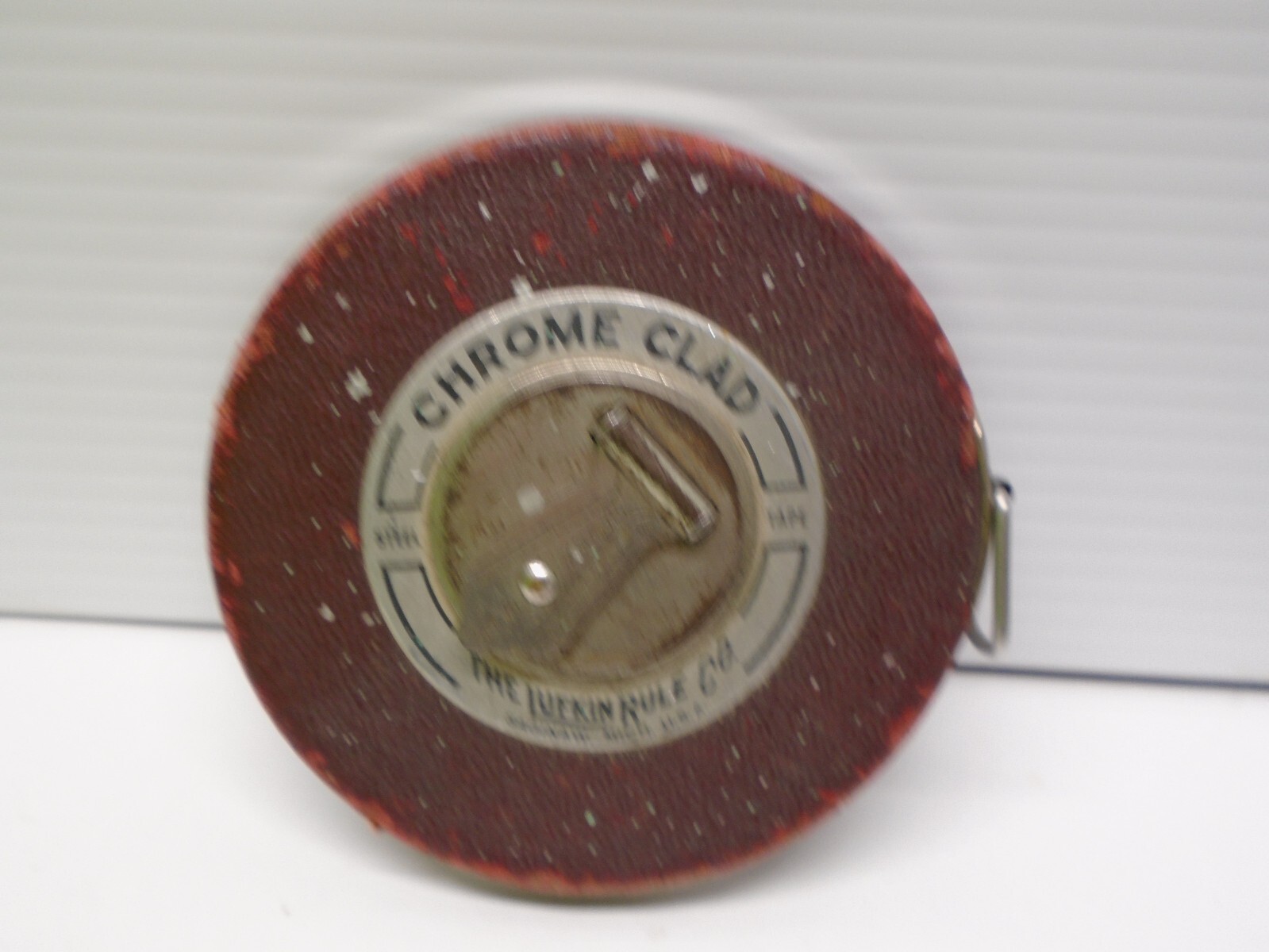 Lufkin Rule Co 50' Feet Chrome Clad Leader Steel Tape Measure Red (USA)