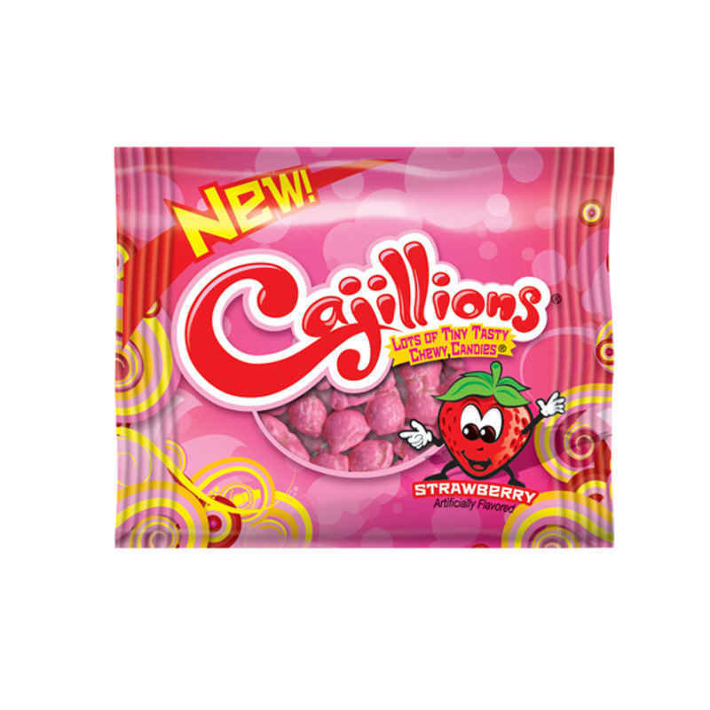 Cajillions Hard Candy, Strawberry or Blueberry, 0.28 oz packet