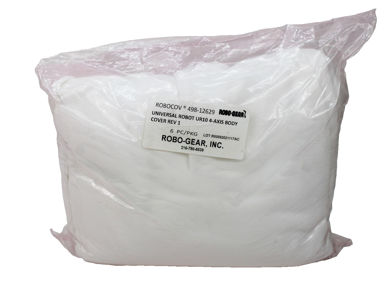 ROBO-GEAR 498-12629 UR10 4 AXIS Robot Body Protective Cover - 6 Pack