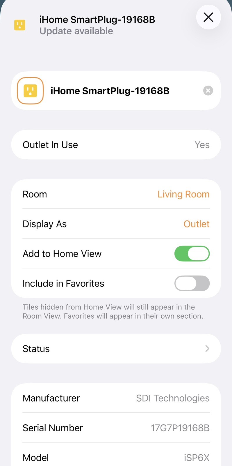 iHome Wi-Fi Control Smart Plug (Model ISP6X) - Tested & Working Works With IHome