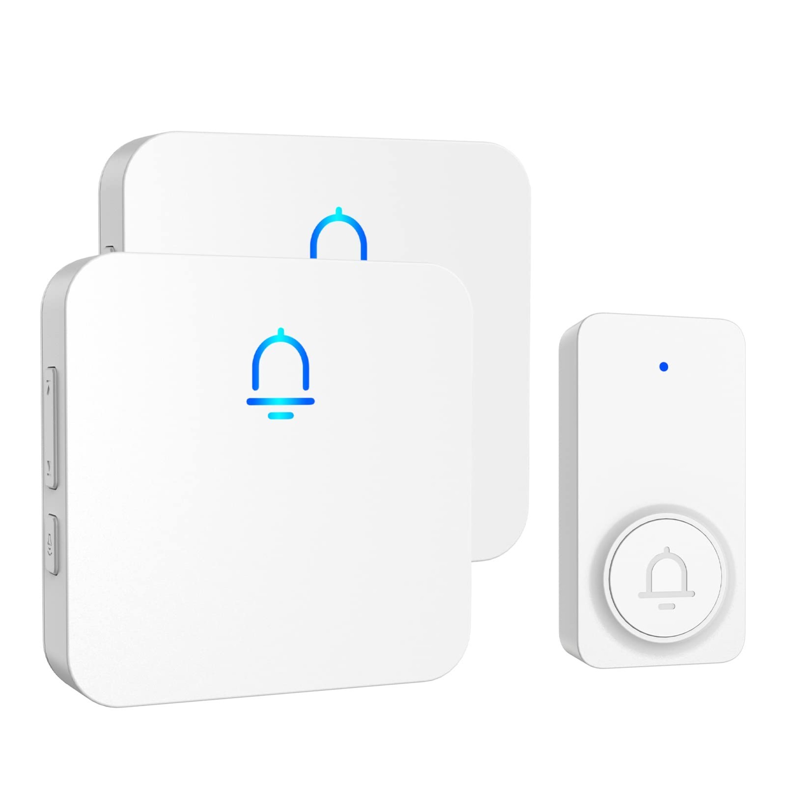 Wireless Doorbell 2 Receivers, 1000ft Range, Waterproof, Adjustable Volume, 32 M