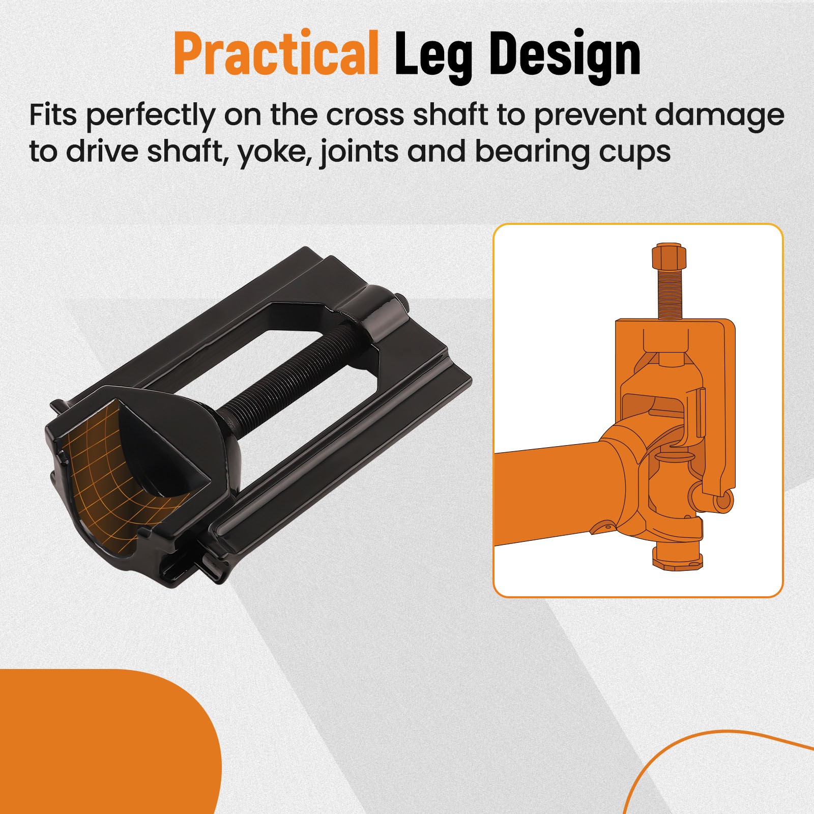 Universal U Joint Puller Press Removal Tool 10102 For Light Duty Class 1-3 Truck