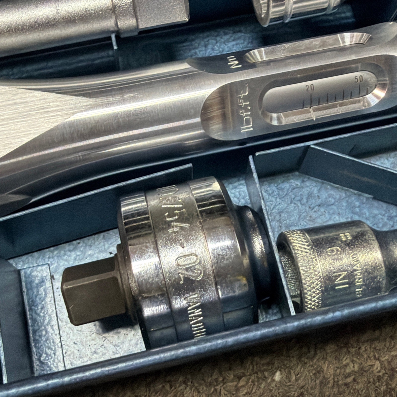 Gedore Rahsol DremoMeter Type B (8566-01) Torque Wrench & 16pc Socket Set