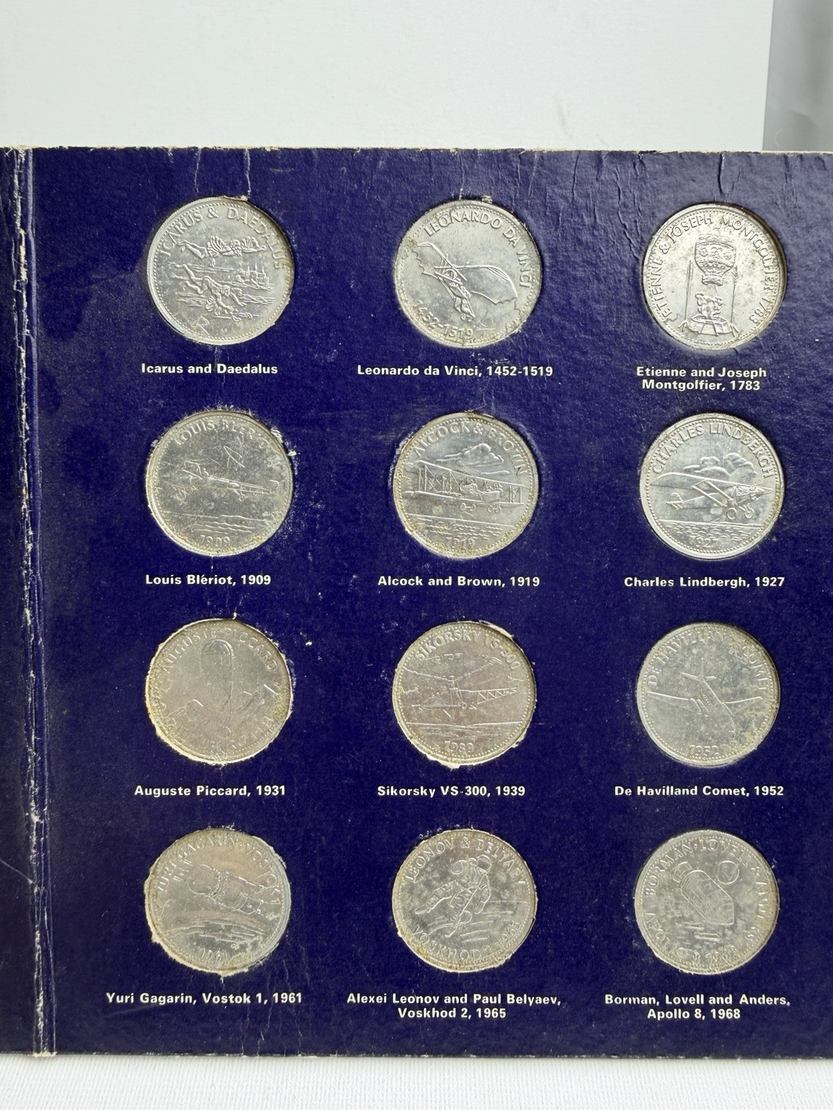 Man in flight Complete coin collection Set 3
