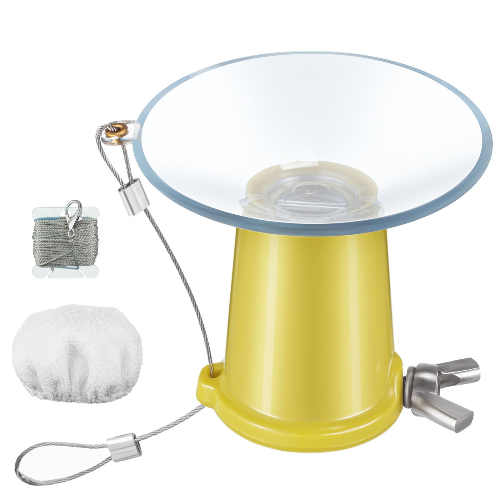 Dreyoo Light Bulb Changer for High Ceilings and Recessed Lights, Yellow