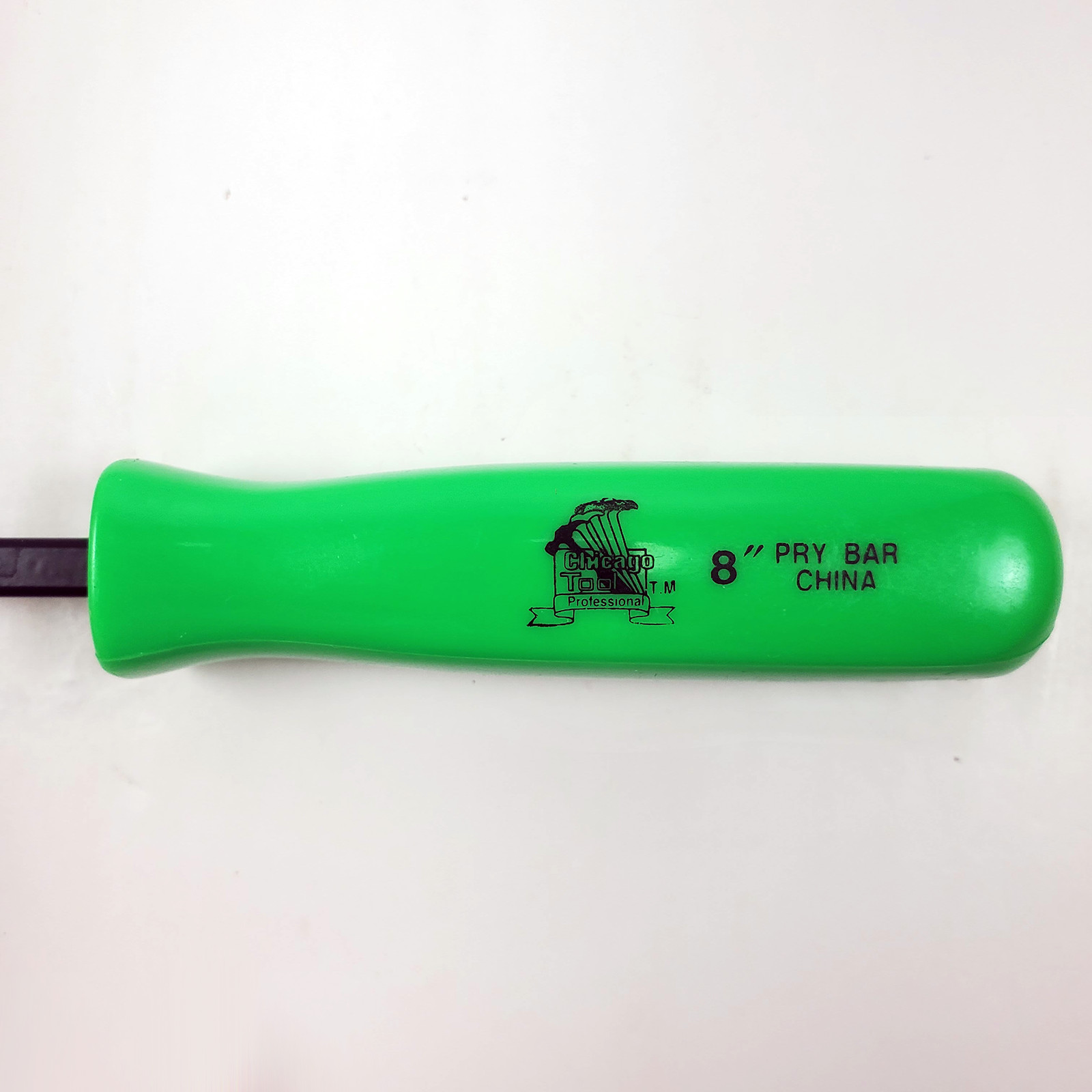Chicago Tool Professional 8" Pry Bar w/ Green Handle