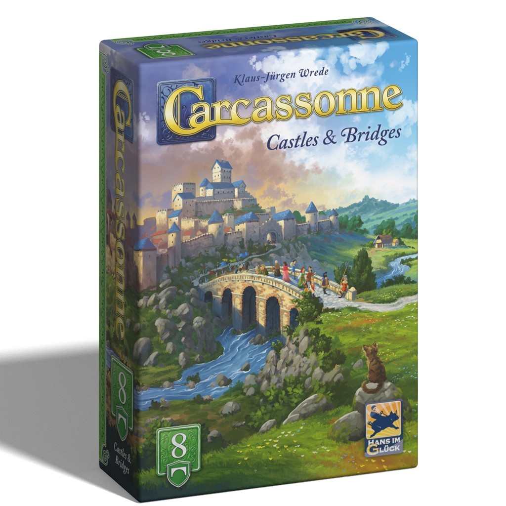 Carcassonne v3.1 Castles & Bridges Expansion #8 Board Game Hans im Glück