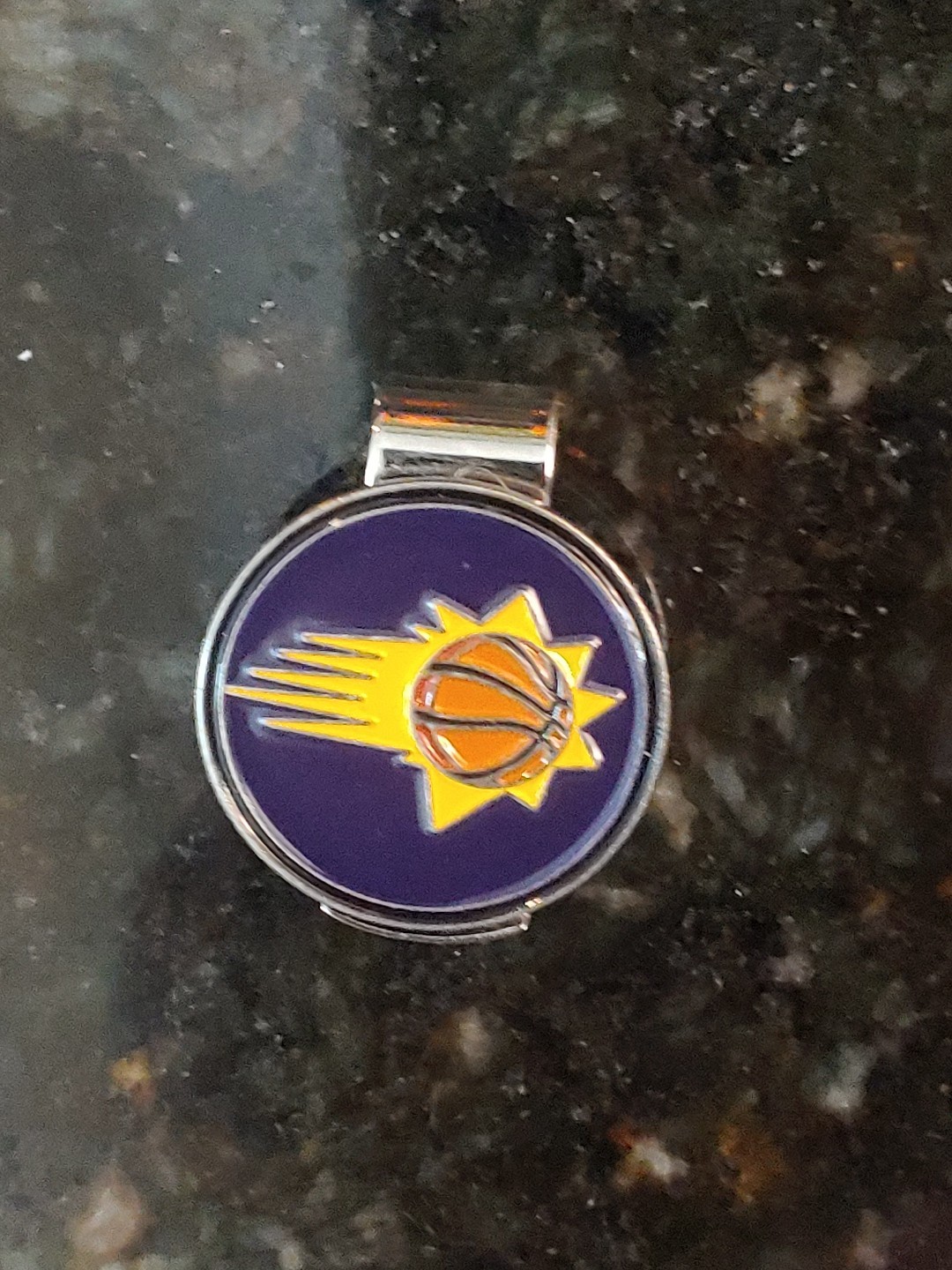 Phoenix Suns 1" Golf Ball Marker with Hat Clip Officially Licensed