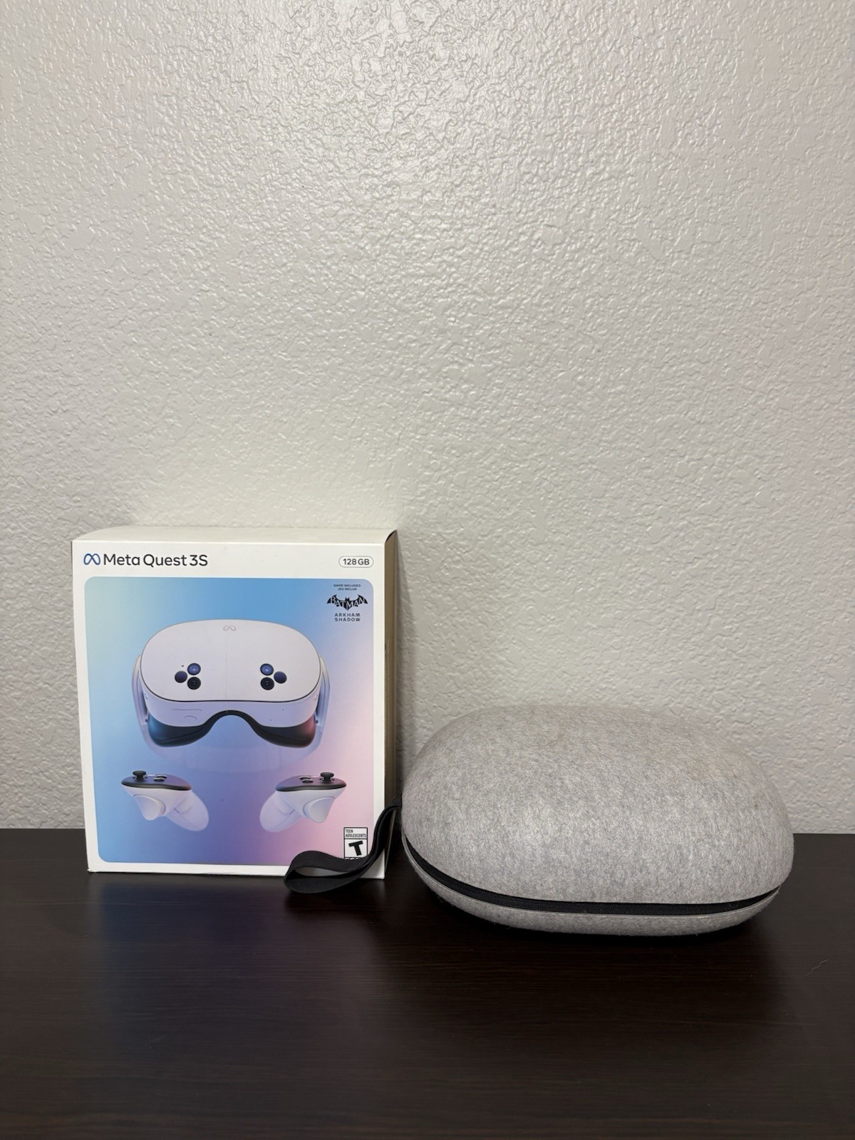 Meta Quest 3S 128GB VR Headset w/ Controllers, Carrying Case & Box