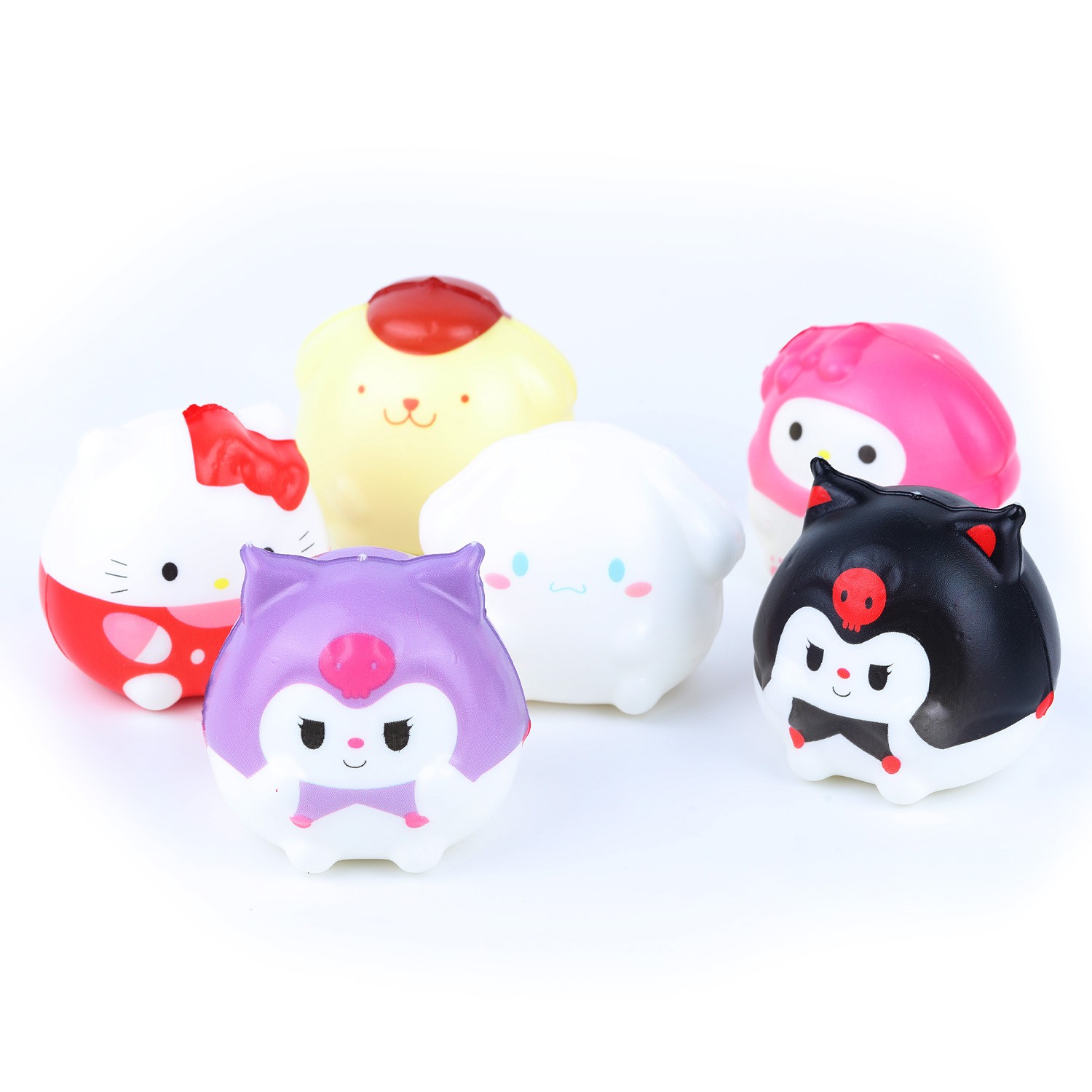 Sanrio family-Hello Kitty, Little Twin Stars, Kuromi, My Melody Stress ball NEW
